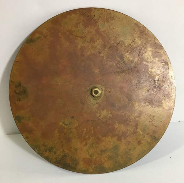 Vintage 1968 50 Year Calendar - Enameled Brass - Nice