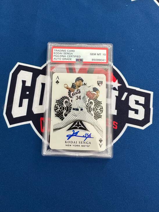 Kodai Senga Autographed 2023 Topps All Aces Rookie Card Gem