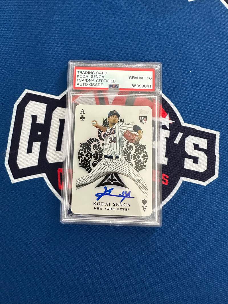 Kodai Senga Autographed 2023 Topps All Aces Rookie Card Gem