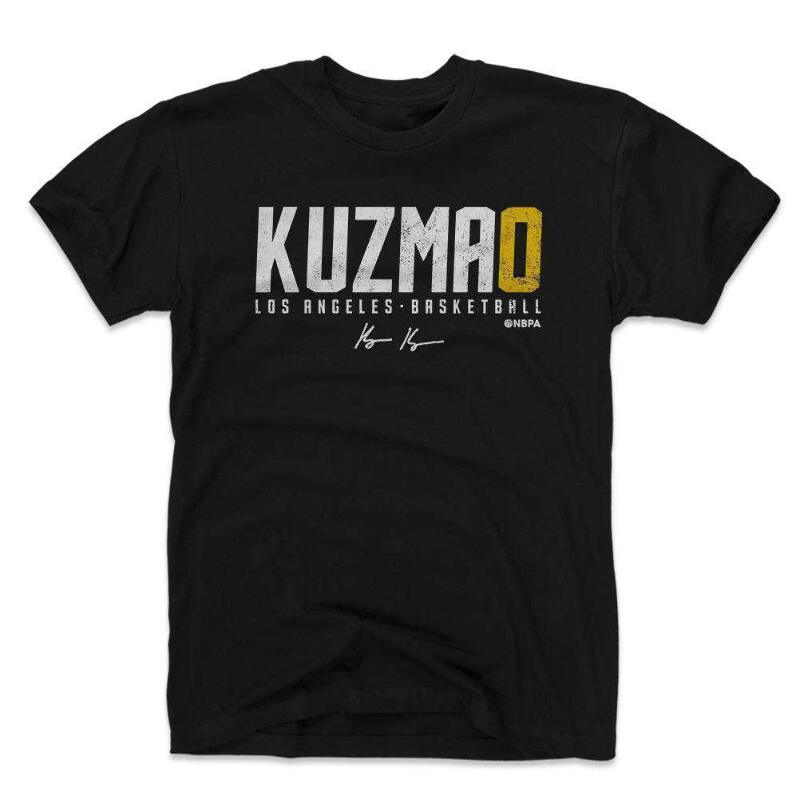 Kyle Kuzma Los Angeles Lakers 500 Level Nba Kuzmao T Shirt Black Ebay