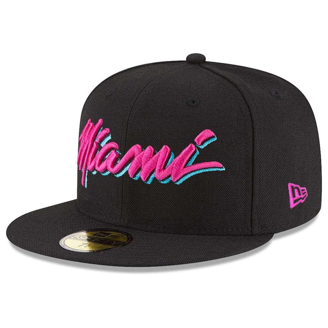 fitted miami heat hats