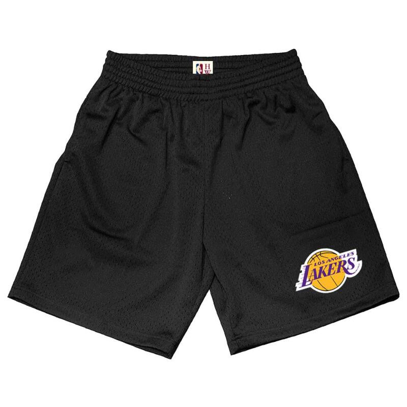 Los Angeles Lakers Mitchell Ness Nba Team Mesh Shorts Black Ebay