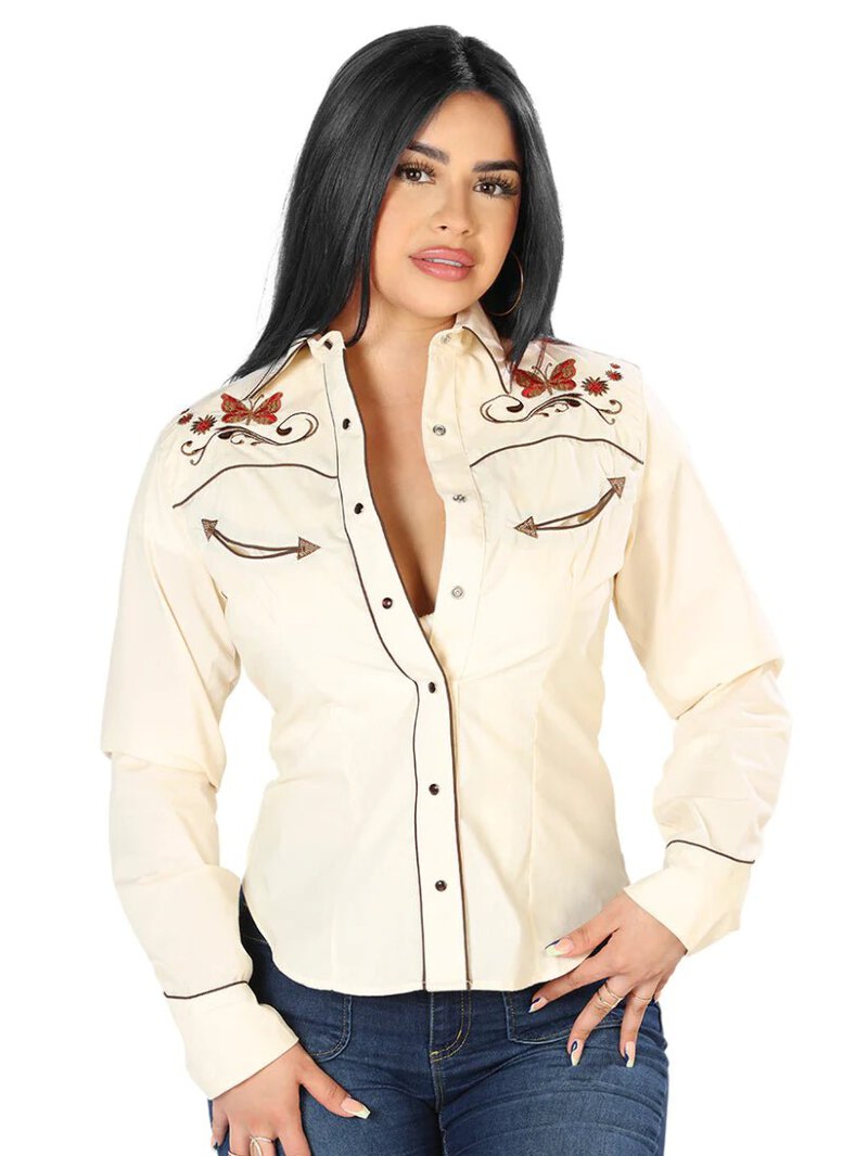 Camisa best sale vaquera beige