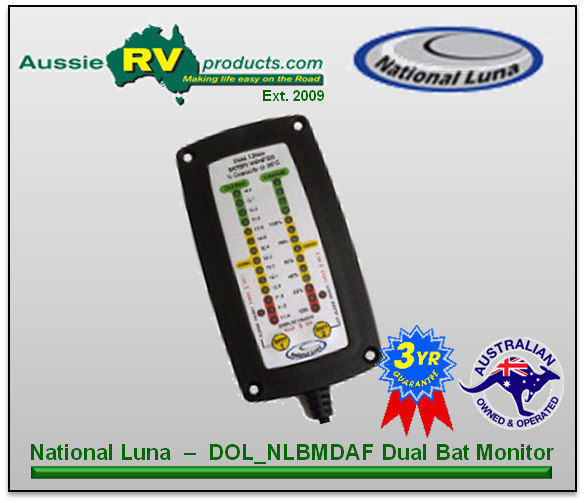 national luna dual battery monitor