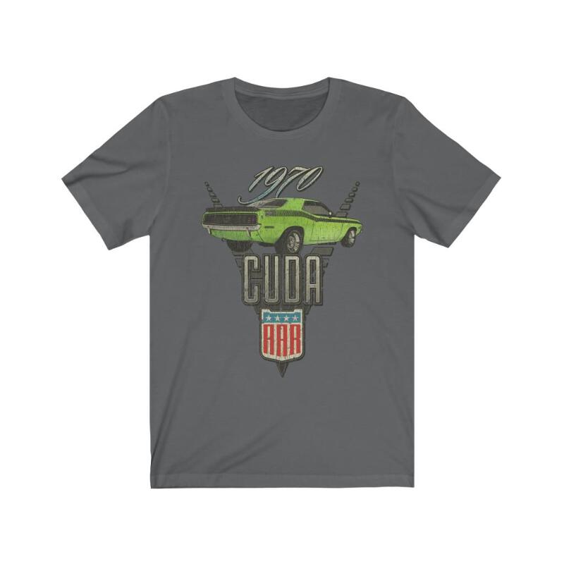 Vintage 1970 Plymouth AAR Cuda Unisex Jersey Short Sleeve Tee
