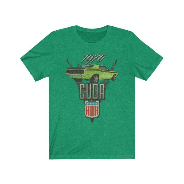 Vintage 1970 Plymouth AAR Cuda Unisex Jersey Short Sleeve Tee