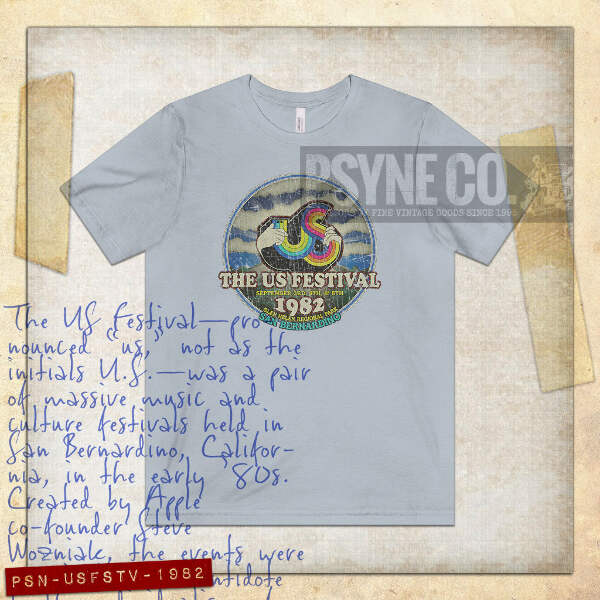 US Festival 1982 F/B Vintage Men's T-Shirt | eBay