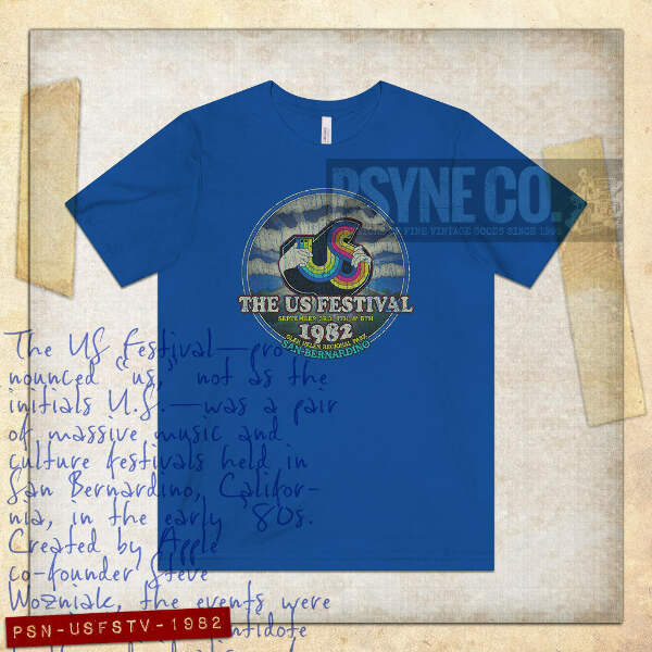 US Festival 1982 F/B Vintage Men's T-Shirt | eBay