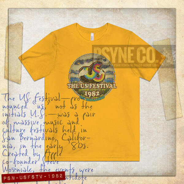 US Festival 1982 F/B Vintage Men's T-Shirt | eBay