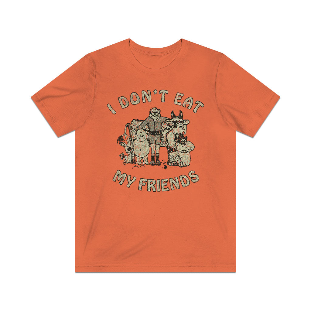 I Don't Eat My Friends 1985 Vintage Men's T-Shirt | eBay
