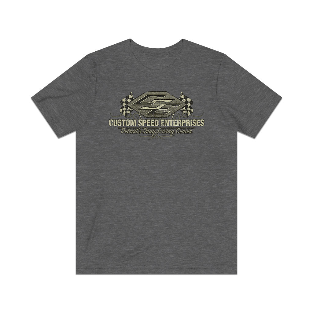 Custom Speed Enterprises Detroit 1966 F/B Vintage Men's T