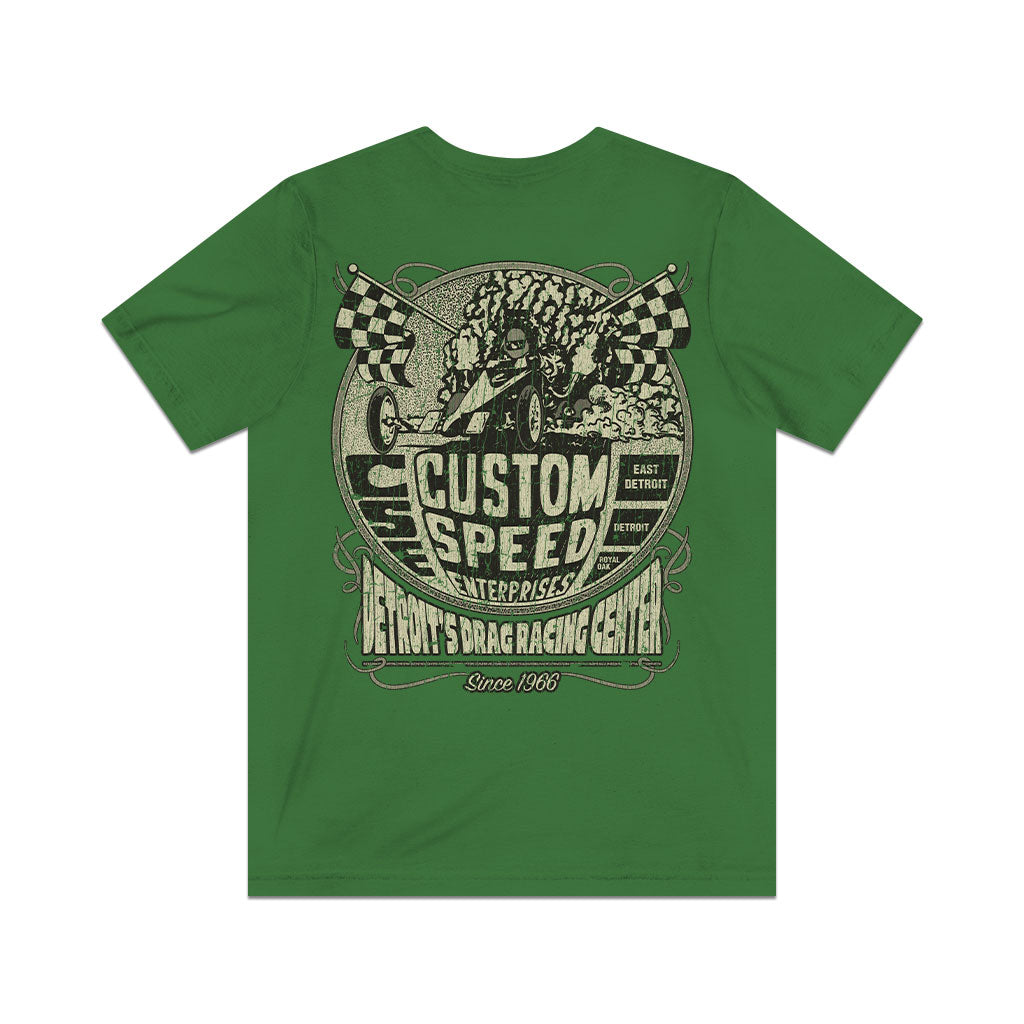 Custom Speed Enterprises Detroit 1966 F/B Vintage Men's T