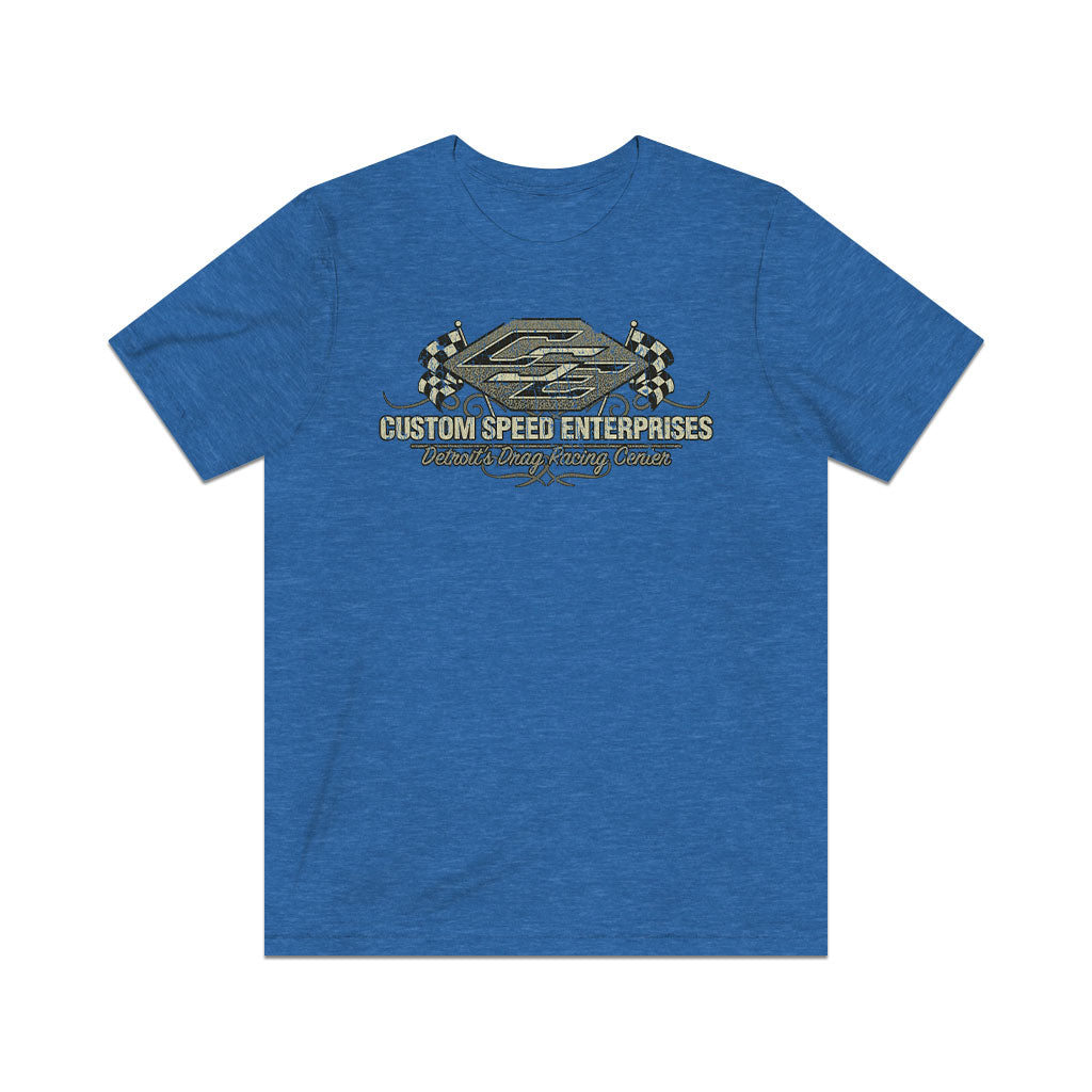 Custom Speed Enterprises Detroit 1966 F/B Vintage Men's T