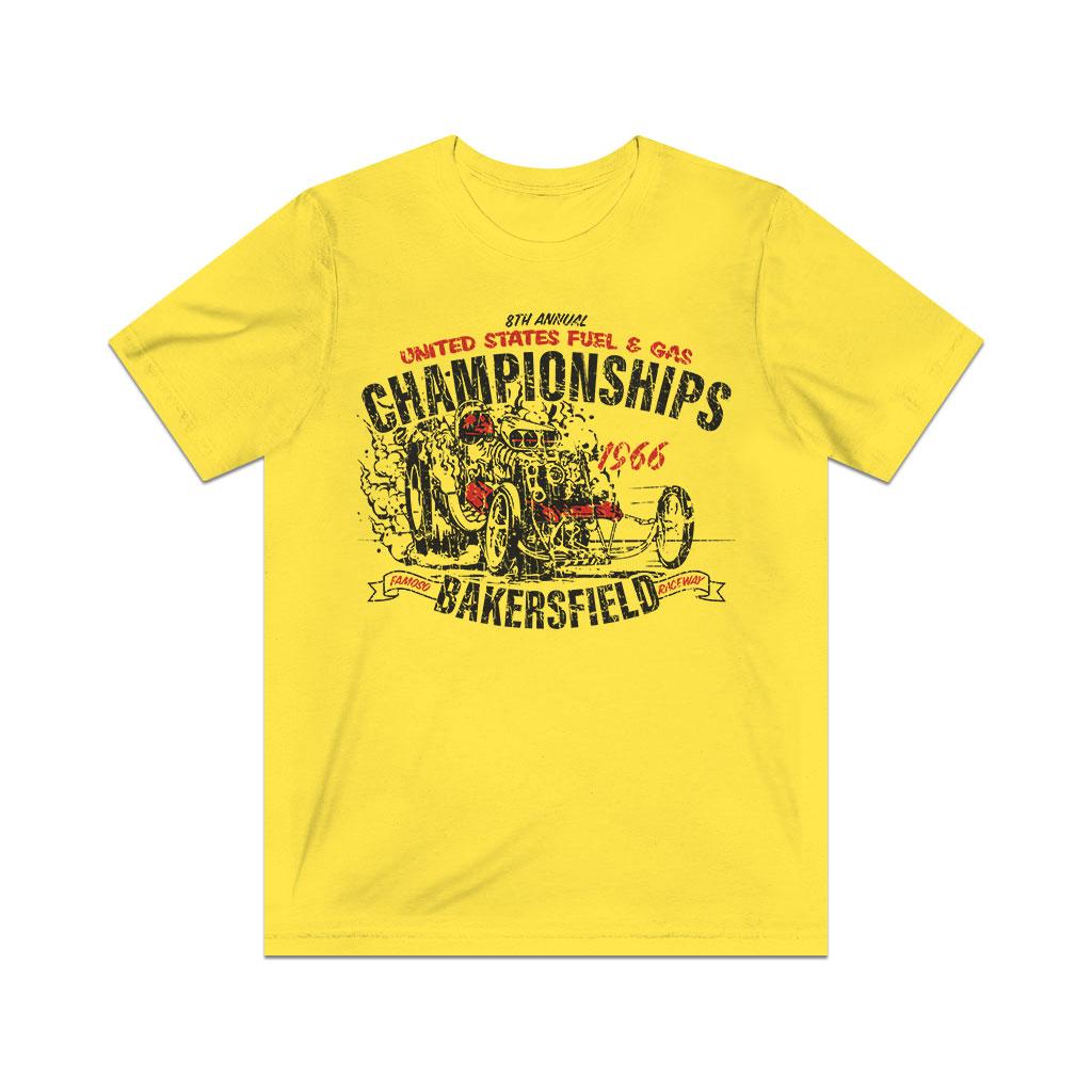 (専用)　ハンドメイド United States Fuel & Gas Championships 1966 Vintage Men's T-Shirt