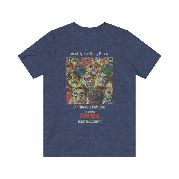 【HOCKEY】 50% OF ANXIETY TEE NAVY Hockey 50% Of Anxiety T-Shirt - Navy | Flatspot