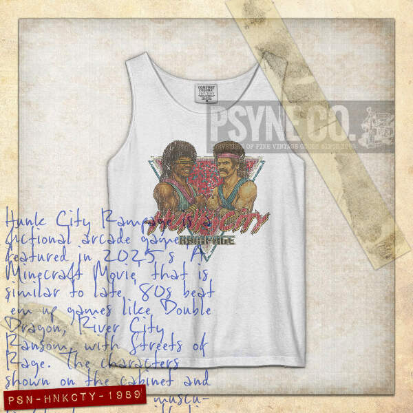 Hunk City Rampage 1989 Vintage Unisex Tank Top | eBay