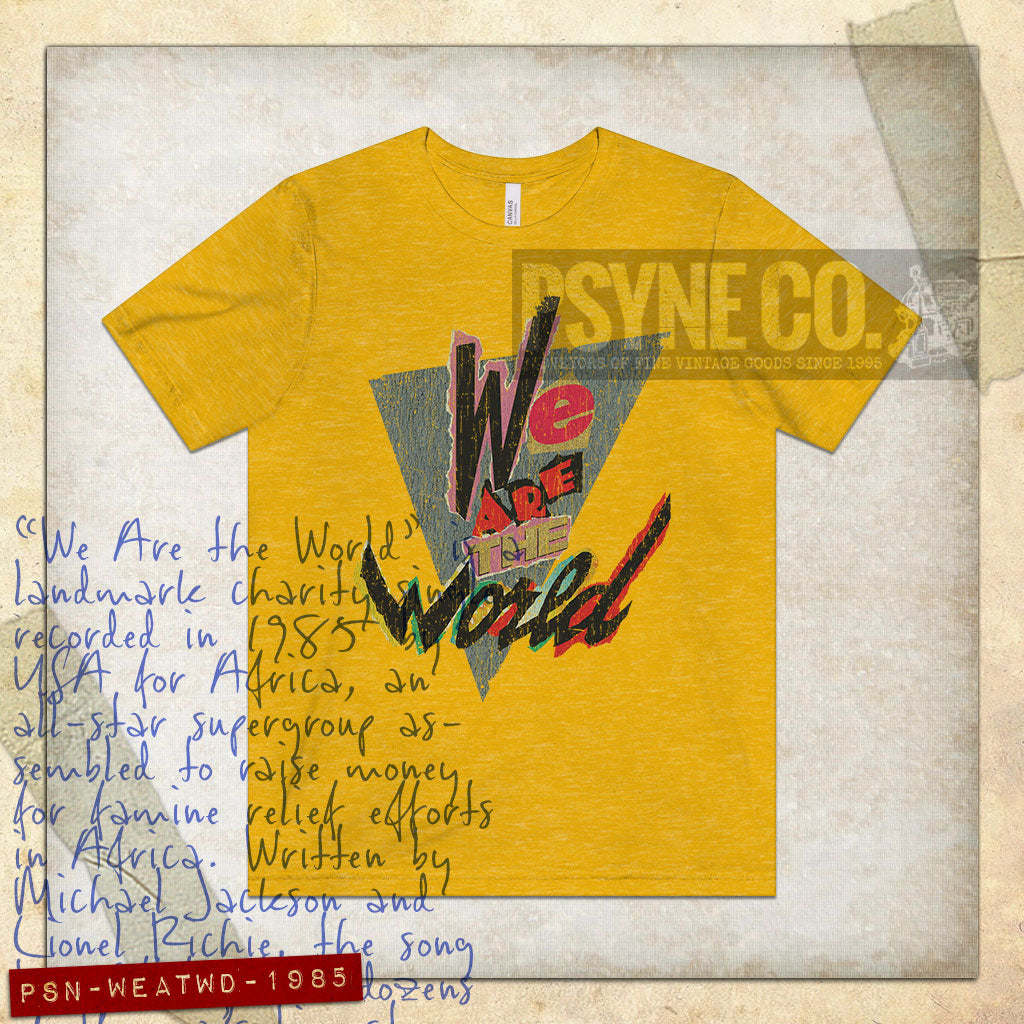 We Are the World 1985 Vintage Men's T-Shirt | eBay