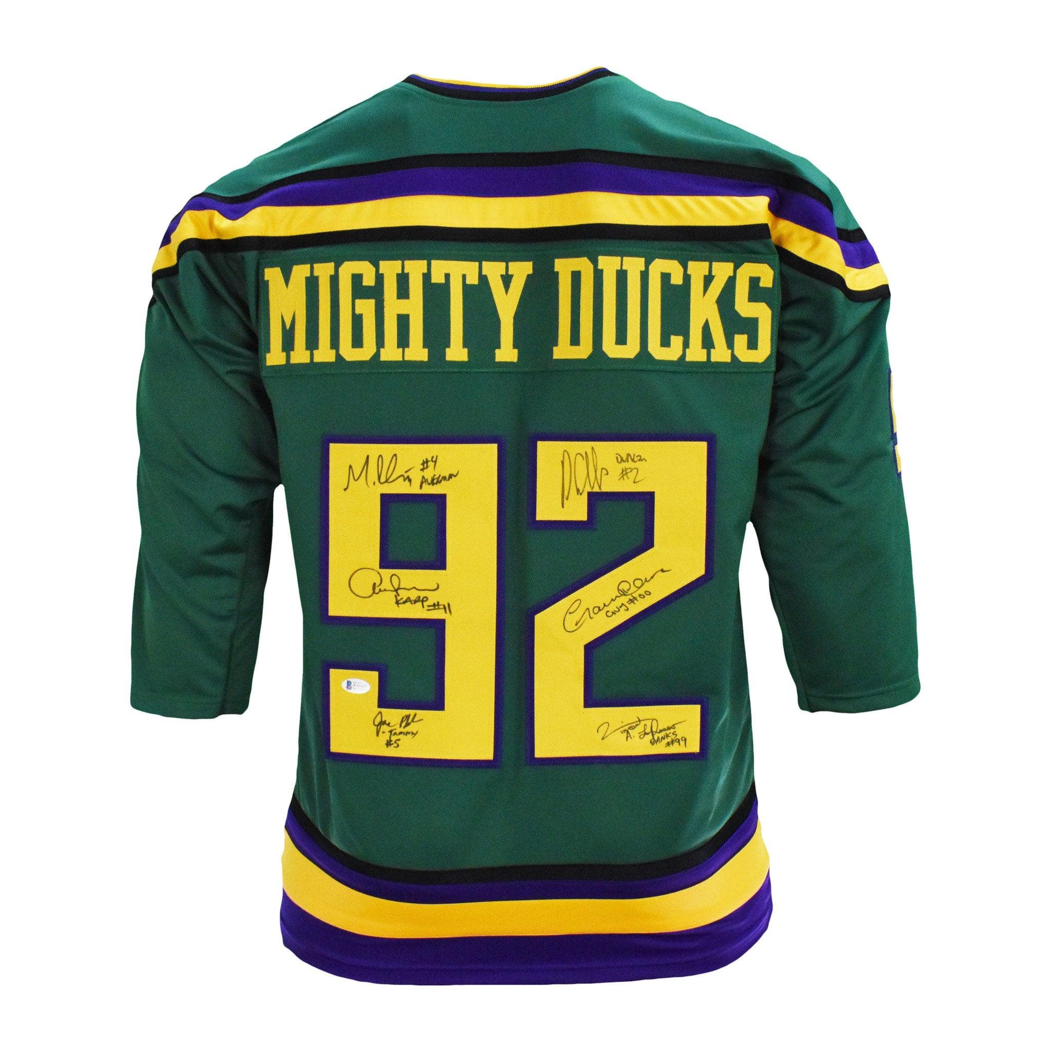 mighty ducks green jersey