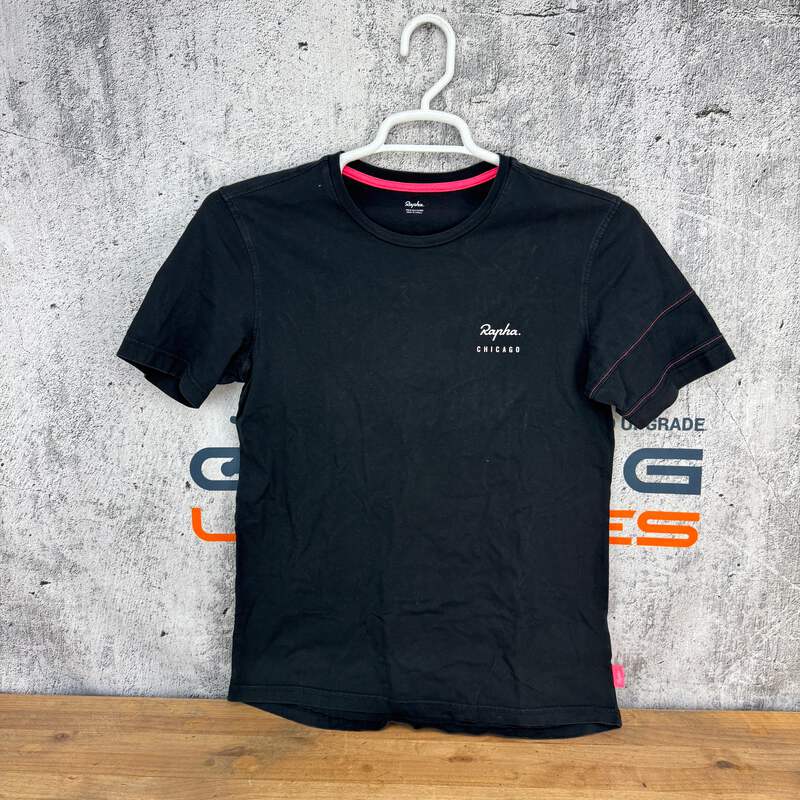 Worn Once! Rapha Chicago Clubhouse Men's Medium Black Short Sleeve
