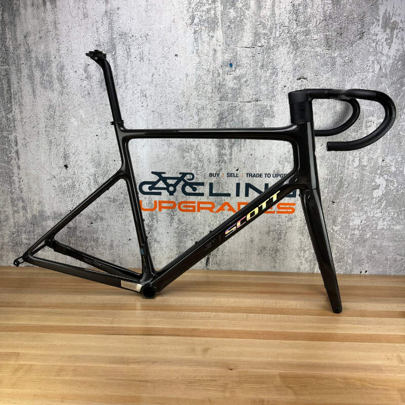 New! 2025 Scott Addict 10 61cm Carbon Disc Brake Frameset 700c w