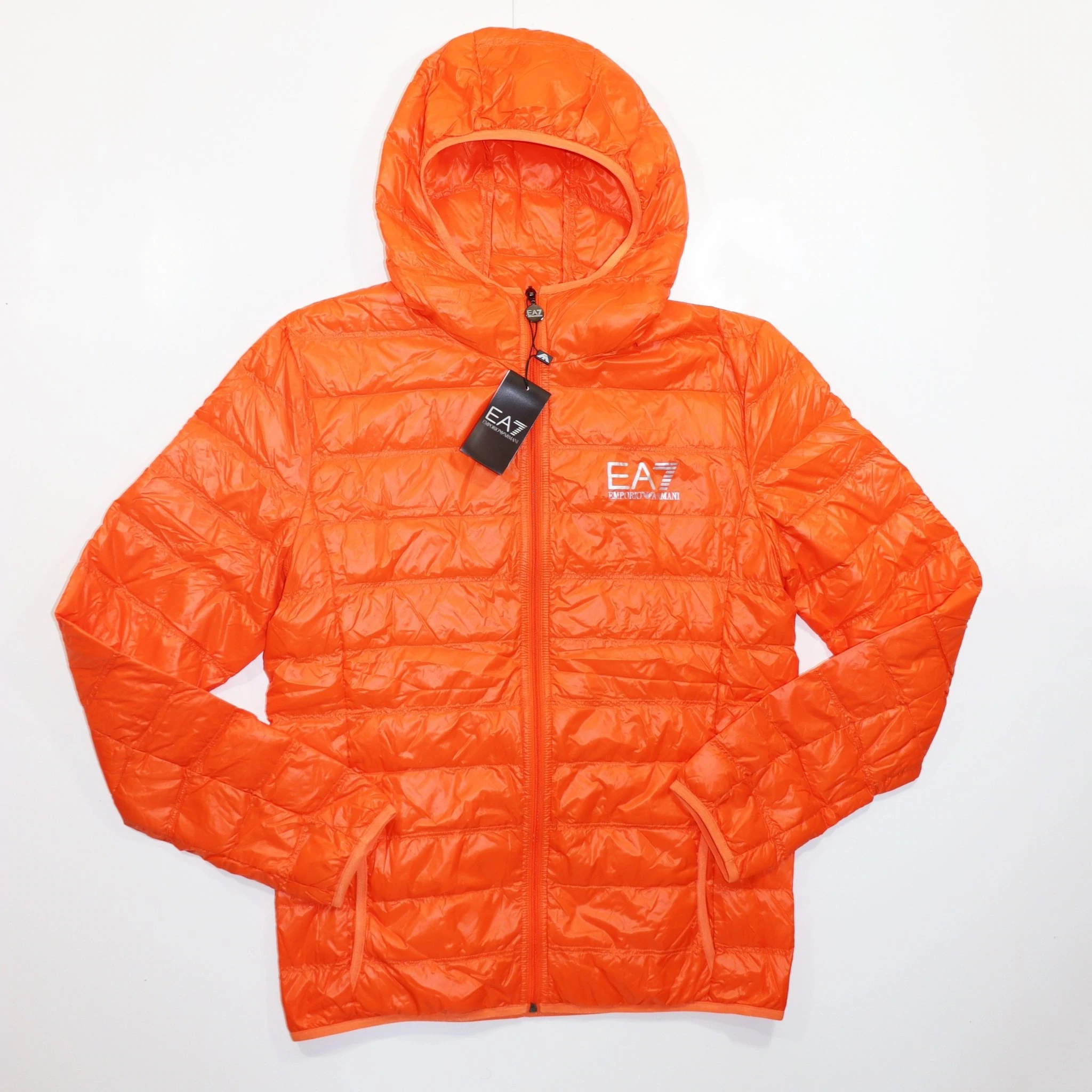 orange armani jacket