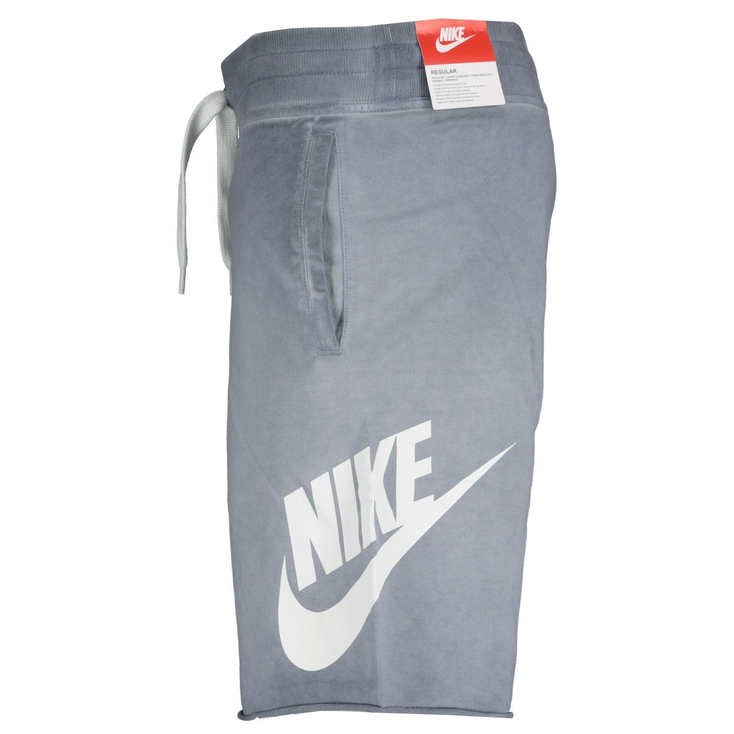 grey nike shorts cotton