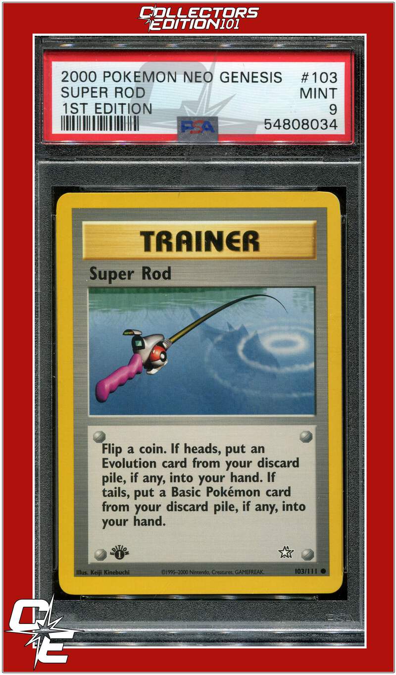 Neo Genesis 103 Super Rod 1st Edition PSA 9 | eBay