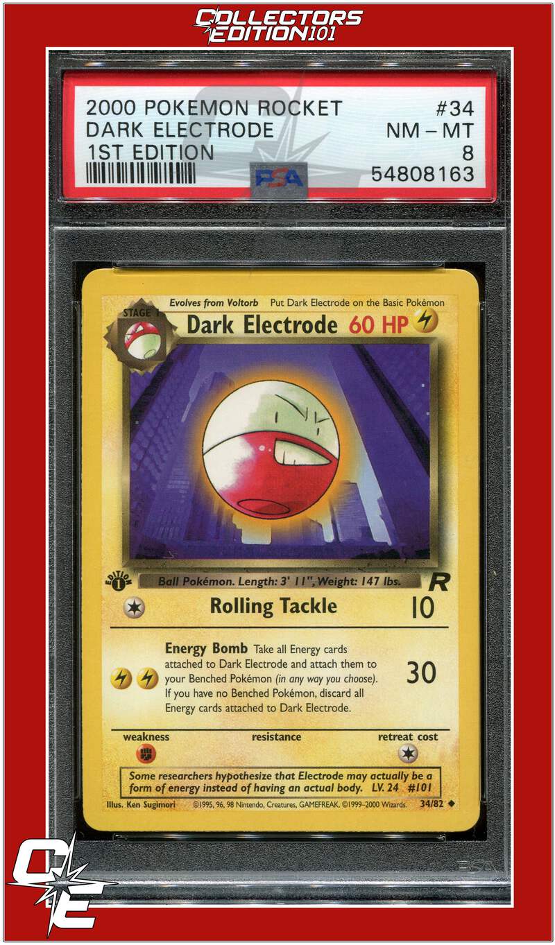 dark electrode pokemon card value CGC 10 Hisuian V GX or Pokémon Dark Electrode 1997 Japanese Rocket