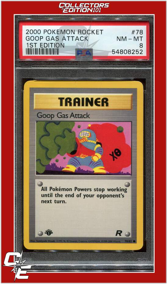 初版 フタコイオルタナティブG Team Rocket 78 Goop Gas Attack 1st Edition PSA 8 | eBay