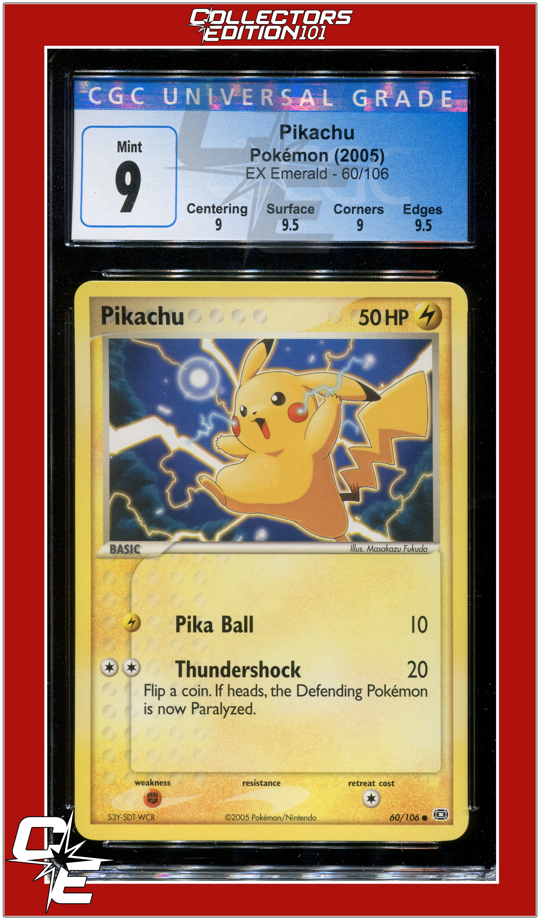 ポケモンカード Pikachu Emerald ホロ　2005年 10869_0.jpeg?etag=