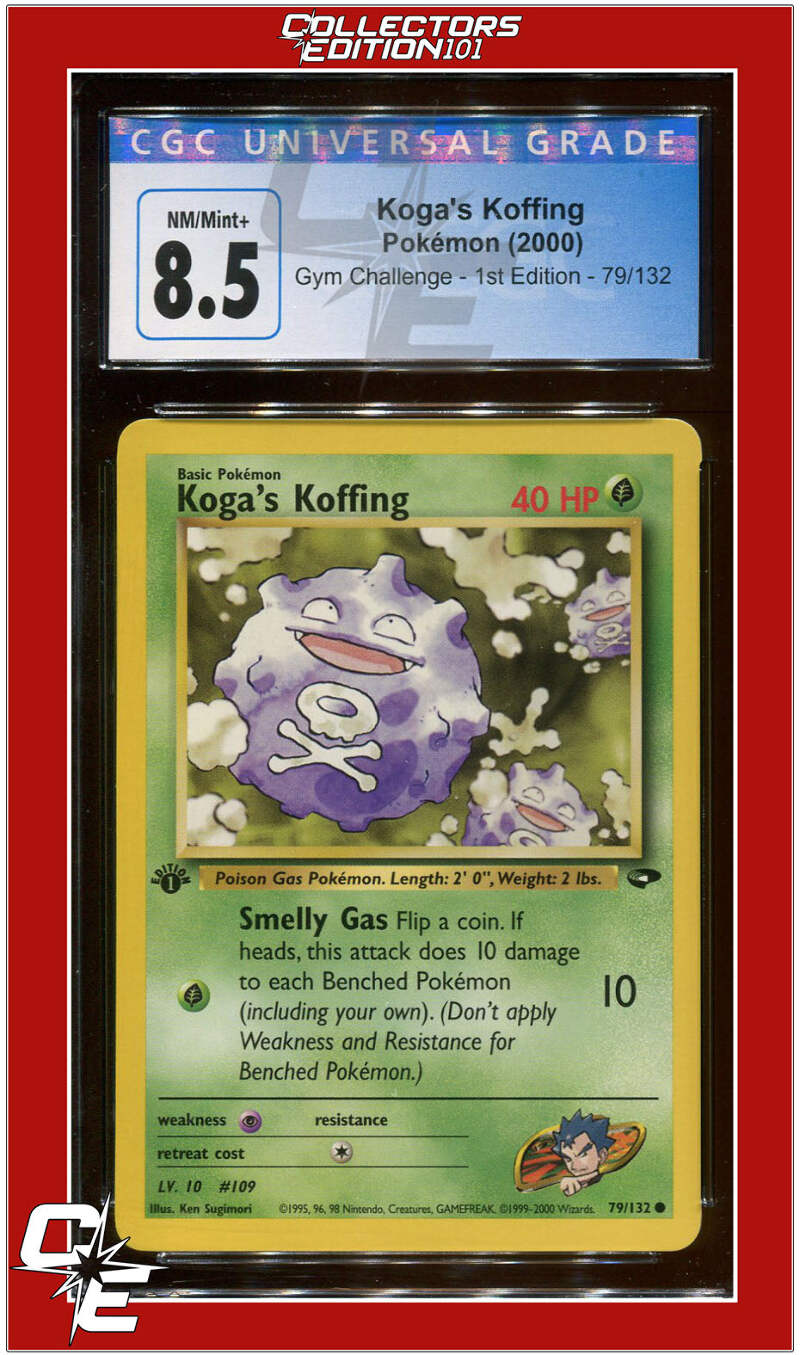 Gym Challenge 79 Koga's Koffing 1st Edition CGC 8.5 | eBay