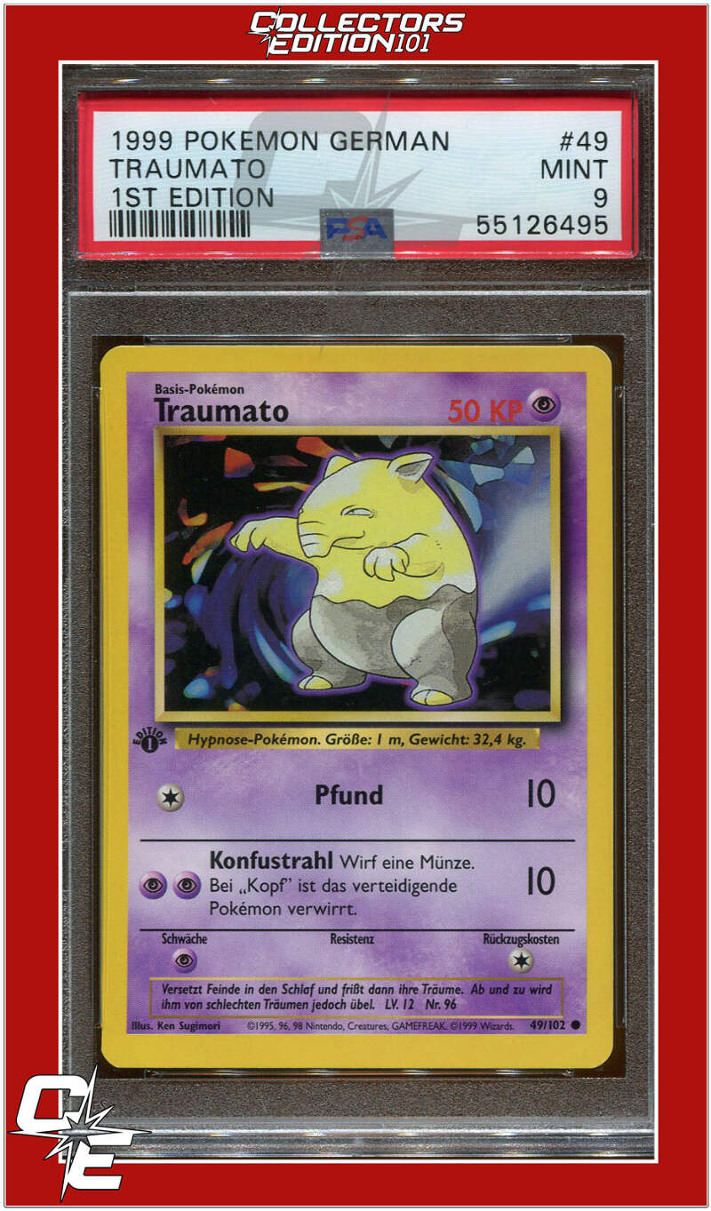 German 49 Traumato 1st Edition PSA 9 | eBay