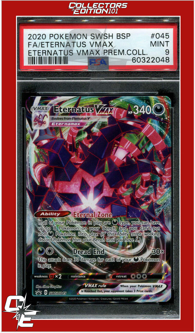 SWSH Black Star Promo 045 Full Art Eternatus VMAX PSA 9 | eBay