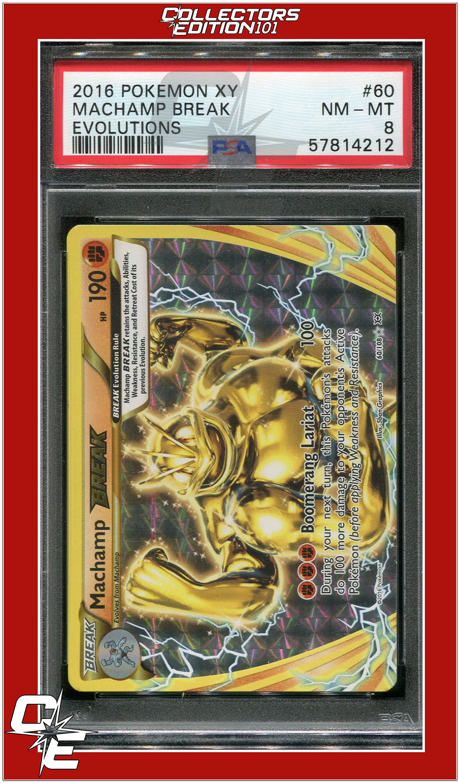 Evolutions 60 Machamp Break PSA 8 | eBay