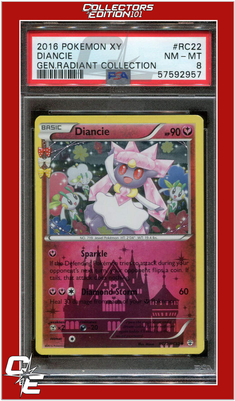 Generations Radiant Collection RC22 Diancie PSA 8 | eBay
