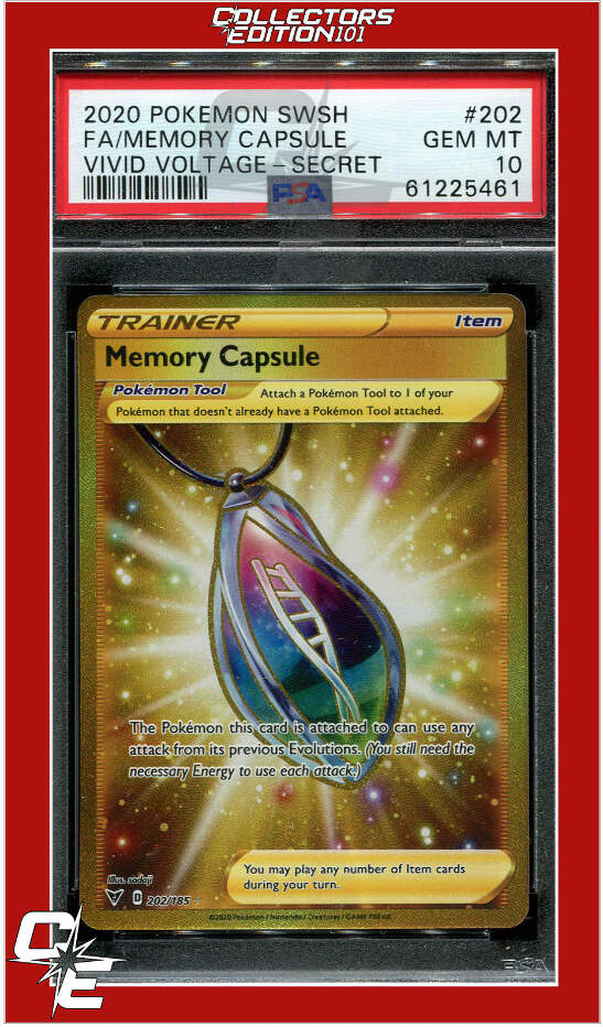 Vivid Voltage 202 Full Art Memory Capsule Secret PSA 10 | eBay