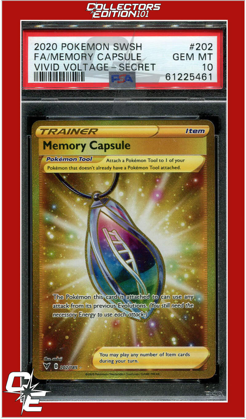 Vivid Voltage 202 Full Art Memory Capsule Secret PSA 10 | eBay