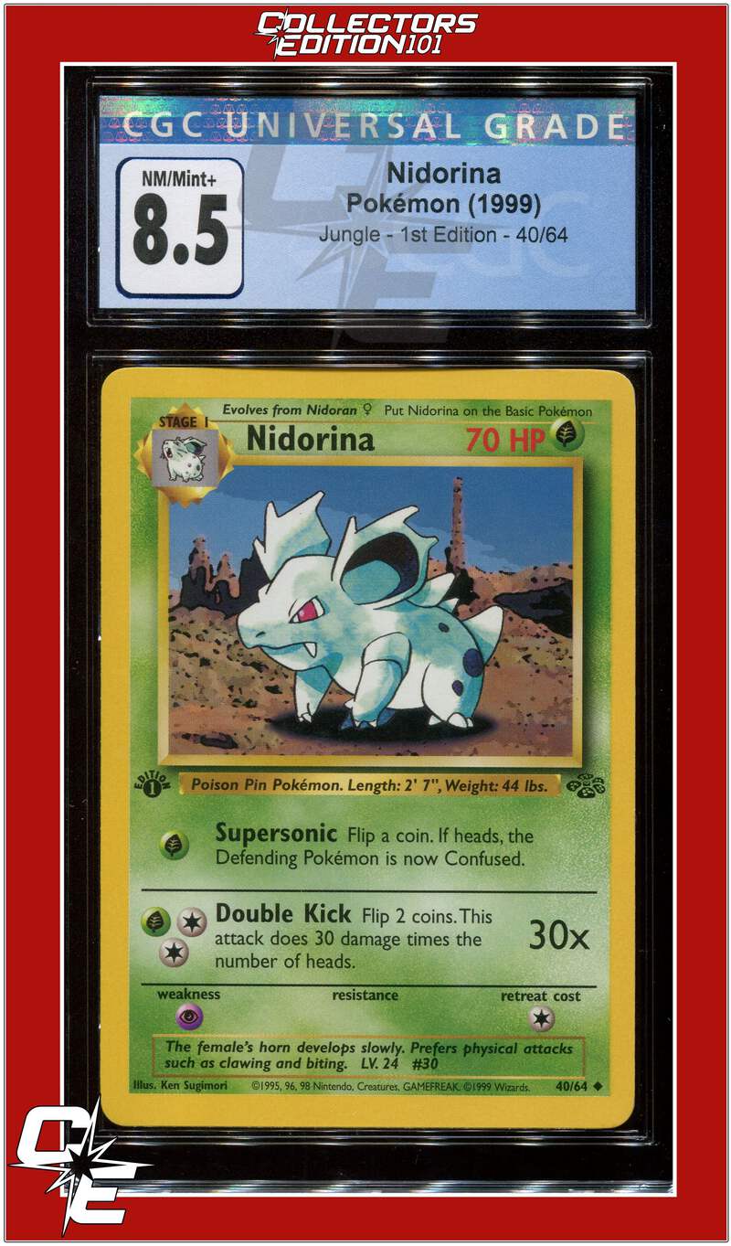 1995 nidorina pokemon card value - 030/165 - Pokemon 151 - Reverse Foil Uncommon Card Type 1996 Pokmon Japanese Nidorina #30