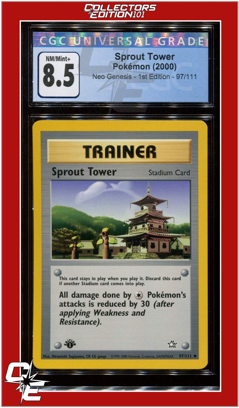 Neo Genesis 97 Sprout Tower 1st Edition CGC 8.5 | eBay