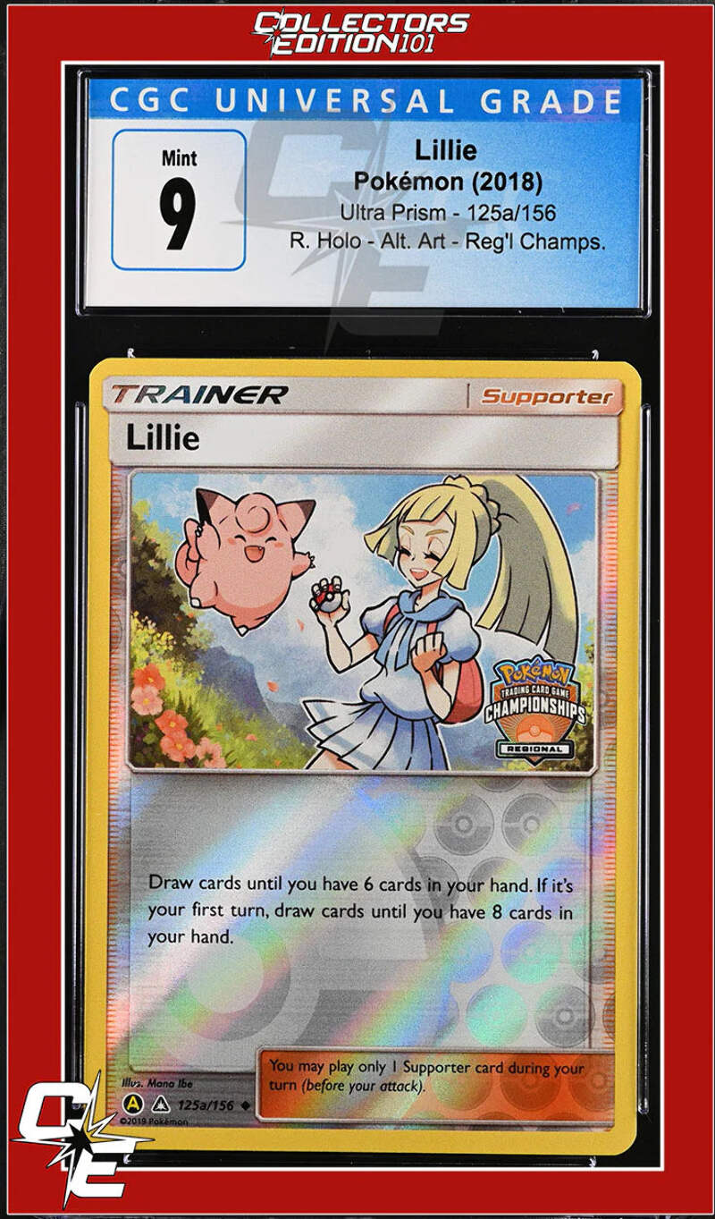 Ultra Prism Lillie 125a/156 Reverse Holo Regional Championships