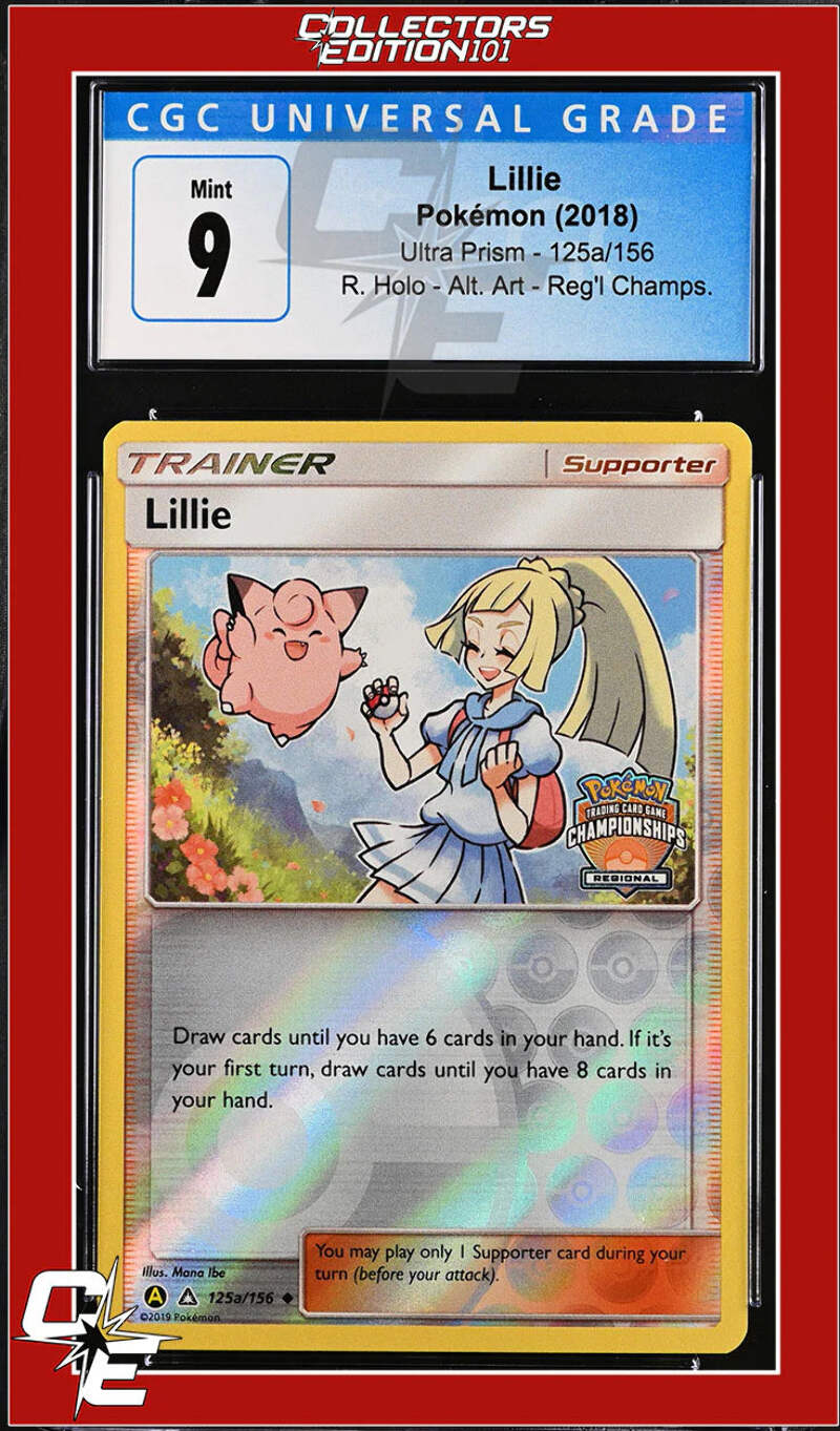 Ultra Prism Lillie 125a/156 Reverse Holo Regional Championships