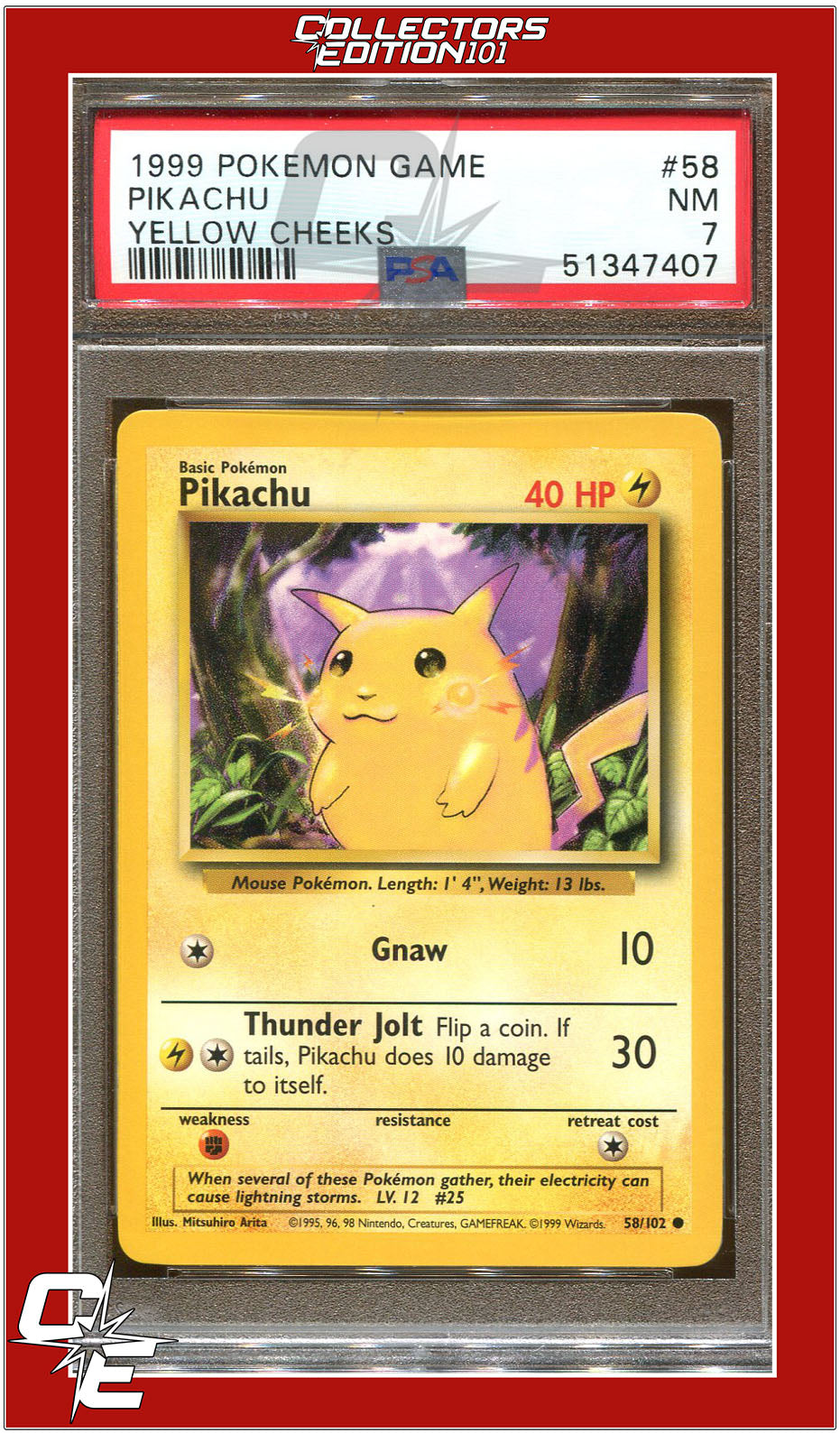 ポケモンカードゲーム 1999 Pikachu Yellow Cheeks 1ed PSA5 $_57.JPG?set_id=880000500F