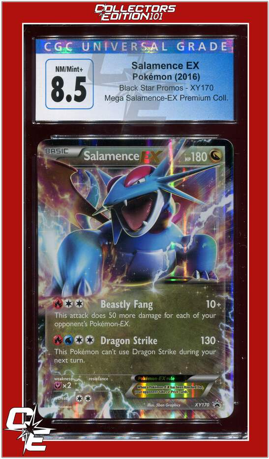 XY Black Star Promo XY170 Salamence EX CGC 8.5 | eBay