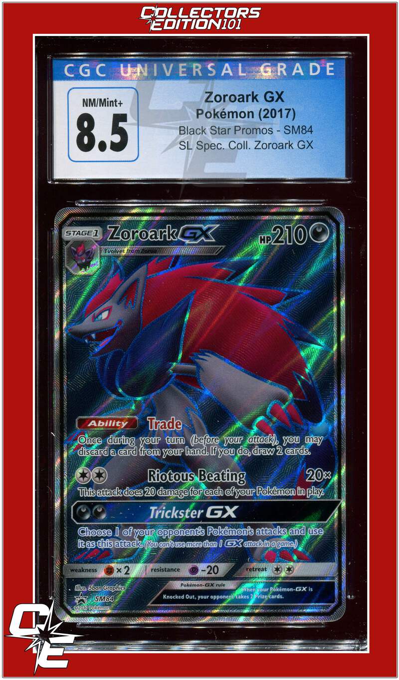 SM Black Star Promo SM84 Zoroark GX CGC 8.5 | eBay