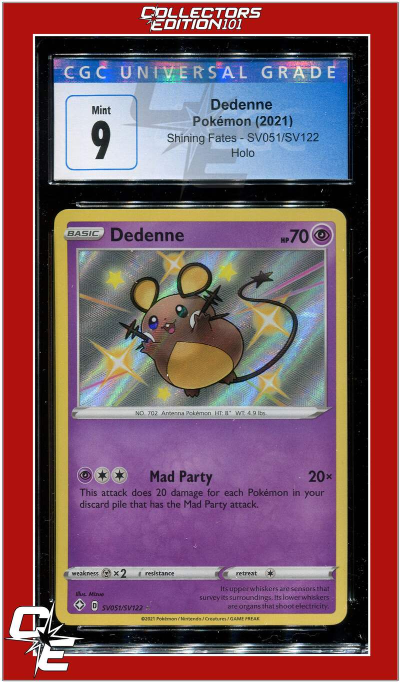 Pokemon TCG: Shining Fates - Dedenne SV051/SV122 (Baby Shiny