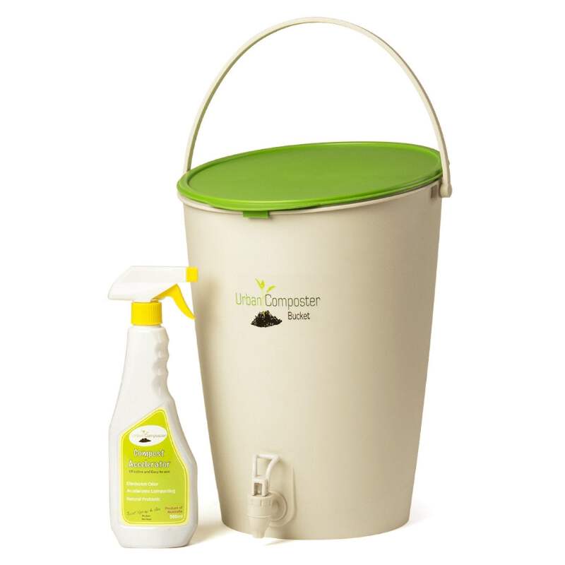 Urban Composter Bucket Beginner S Kit 15l Lime Ebay