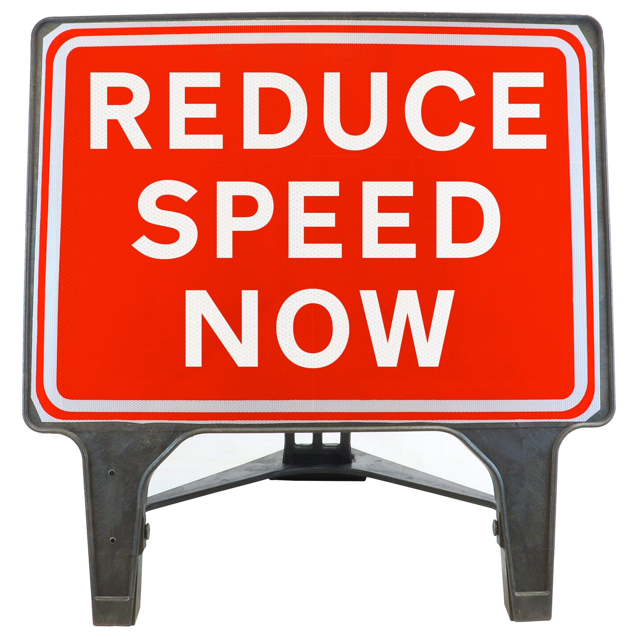 1050 x 750mm Road Traffic Safety Sign BRAND NEW Reduce Speed Now