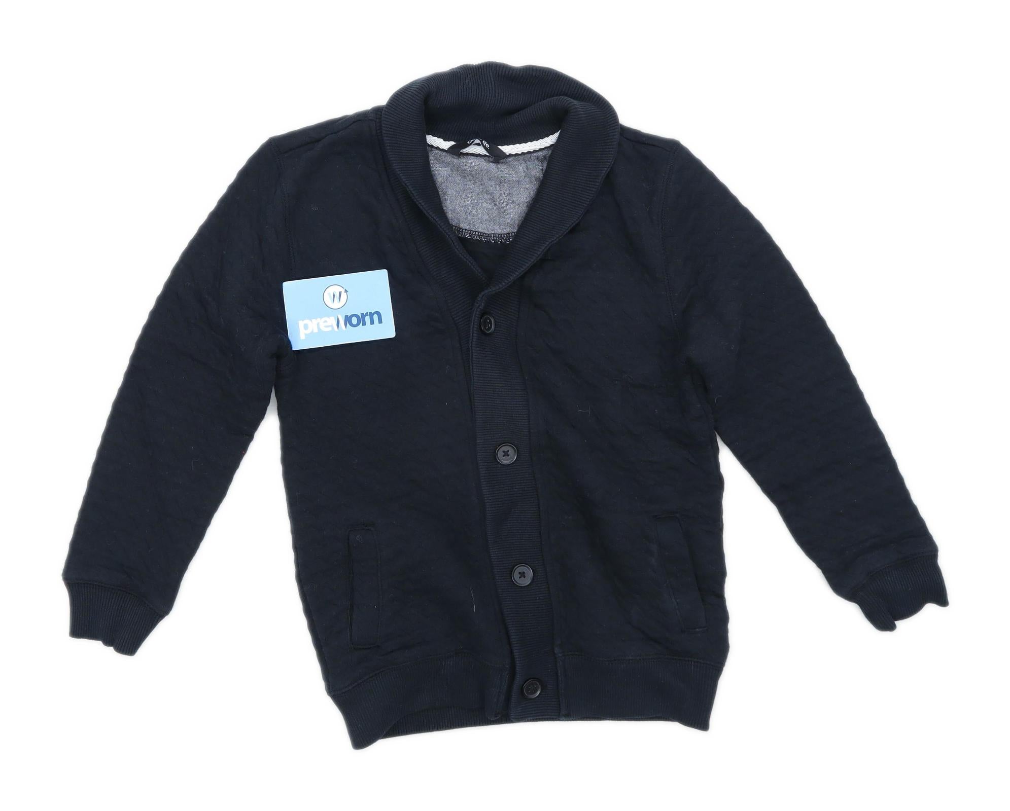 boys black cardigan