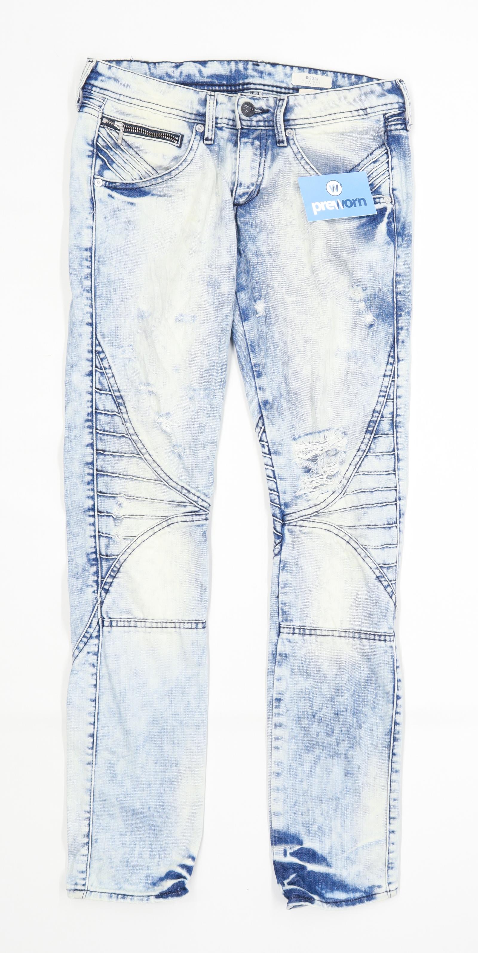 h&m blue denim