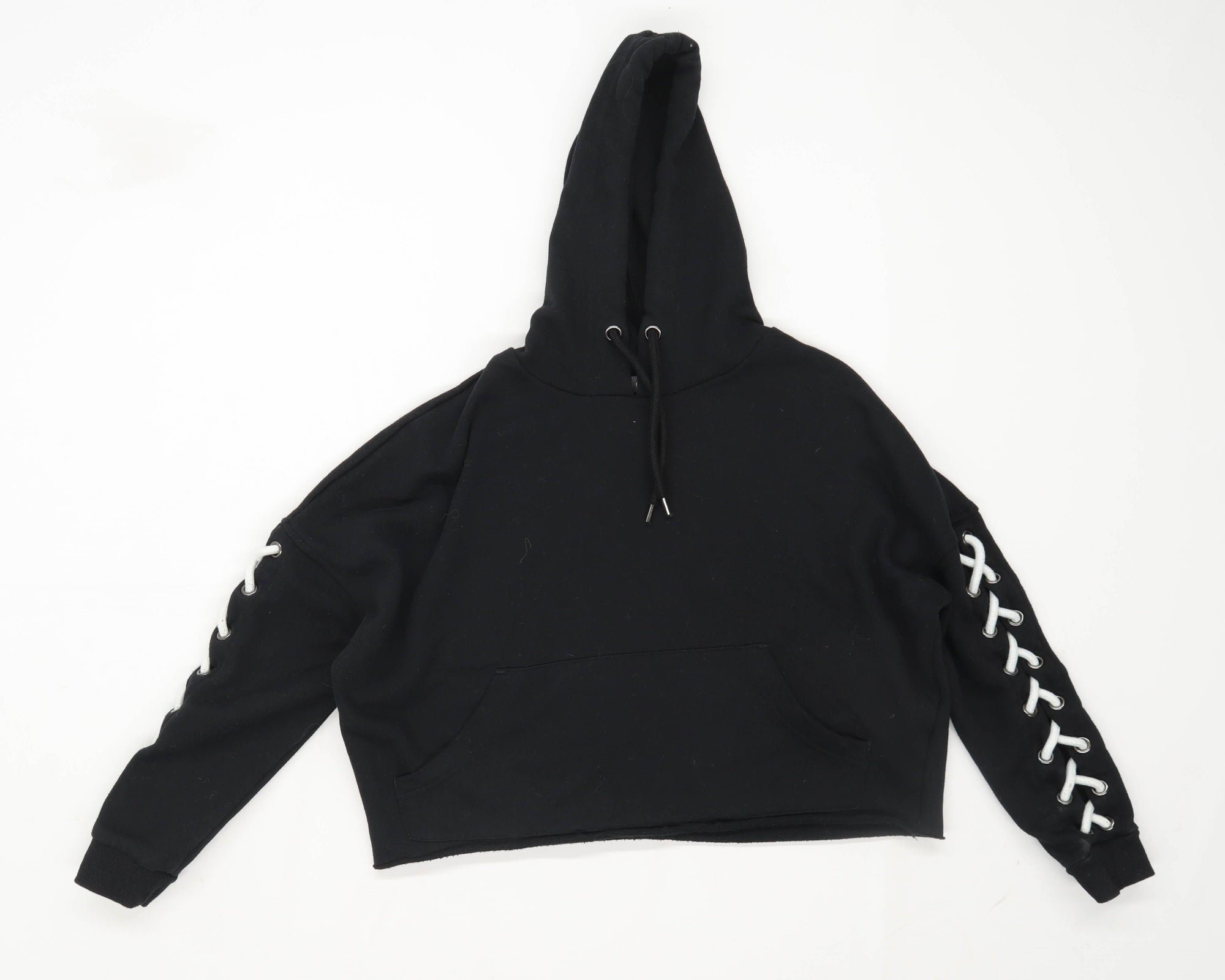 regular black hoodie